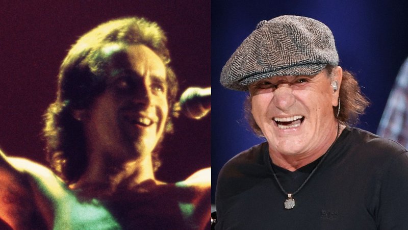AC/DC-Sänger Brian Johnson (r.) musste dringend mit einem Gerücht über Bon Scott ausräumen