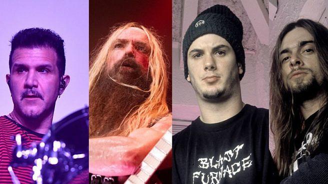 Pantera: Charlie Benante, Zakk Wylde, Phil Anselmo und Rex Brown