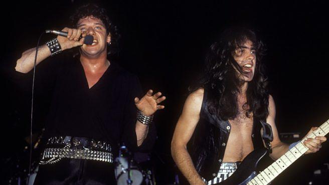 Paul Di'Anno und Steve Harris auf Tour zum zweiten Iron Maiden-Album KILLERS