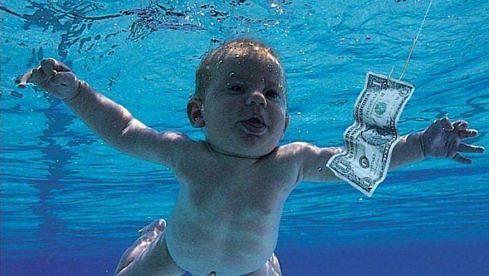 NEVERMIND-Cover von Nirvana