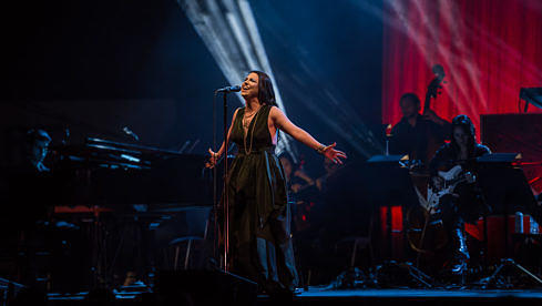 Amy Lee mit Evanescence @ Porsche Arena Stuttgart, 22.3.2018