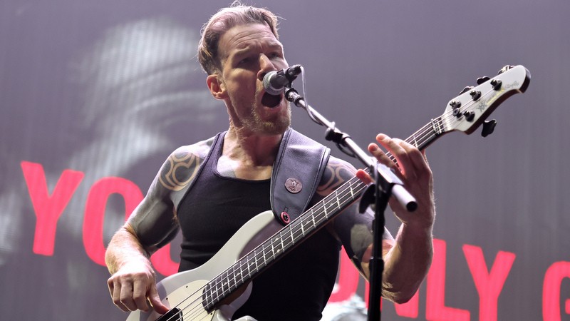 Tim Commerford mit Rage Against The Machine im Madison Square Garden (08.08.2022)