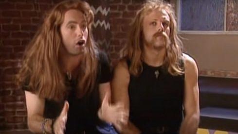 Ben Odenkirk (l.) und Ben Stiller liefern eine tolle Imitation der Metallica-Musiker Lars Ulrich und James Hetfield