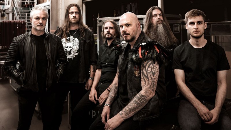 Simon Johansson (2.v.r.) ist neu bei Soilwork dabei