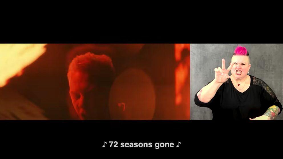 Metallica veröffentlichen Musikvideo zu '72 Seasons' in Gebärdensprache