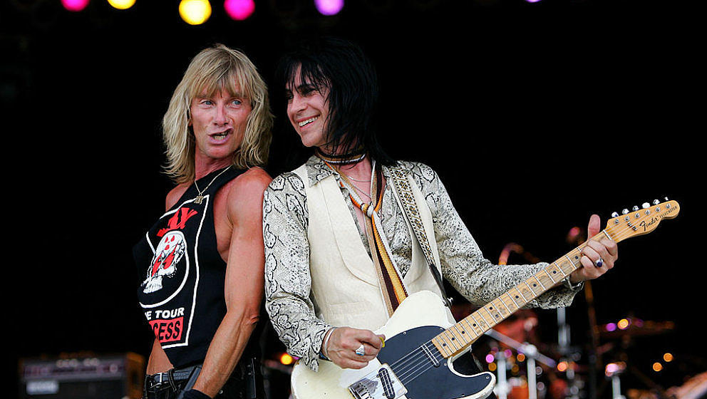 Steve Whiteman and Brian Forsythe perform on Day 3 of the Rocklahoma Music Festival on July 11, 2009 in Pryor, Oklahoma. (Pho