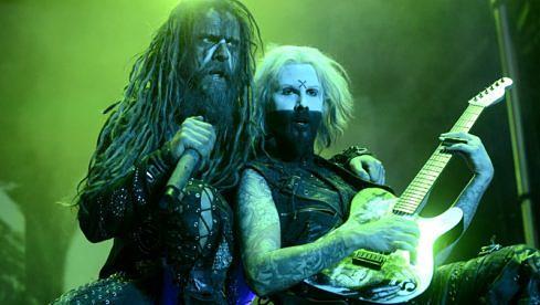 Rob Zombie (l.) mit John 5 beim Aftershock Music Festival in Sacramento (14.09.2014)