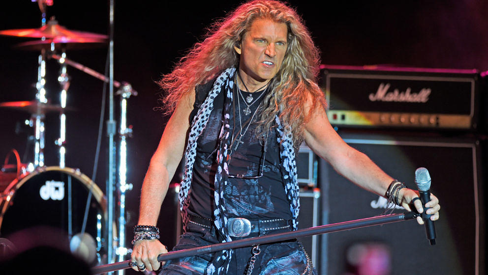 LOUISVILLE, KY - AUGUST 18:  Mitch Malloy of the band Great White performs during the Kentucky State Fair at Kentucky Exposit