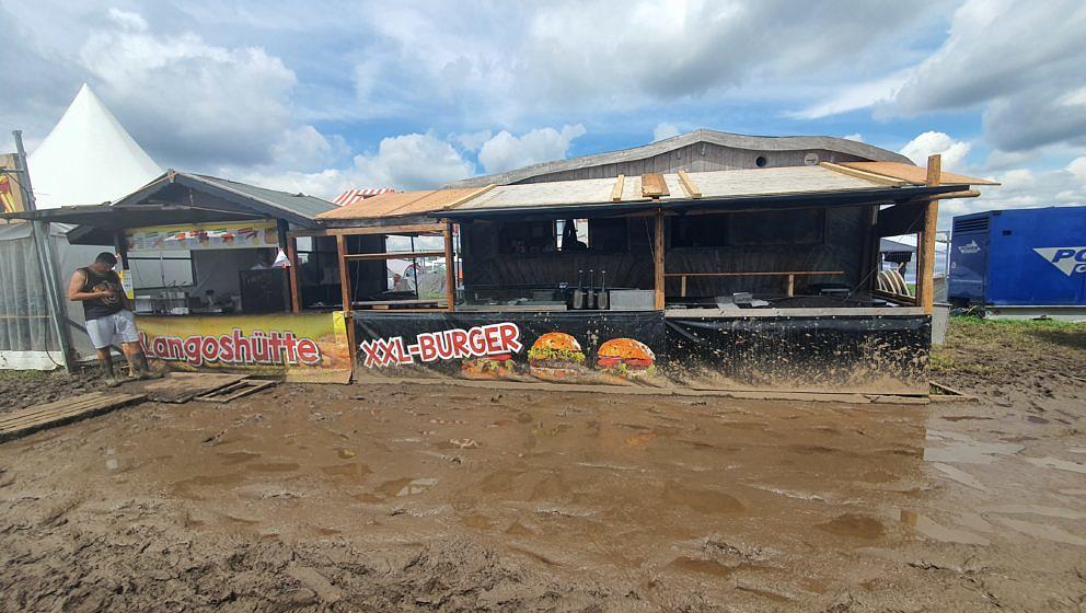 Verlassene Fressbuden. Nova Rock, 2023.