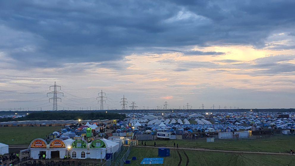 Die Aussicht von oben. Nova Rock, 2023.