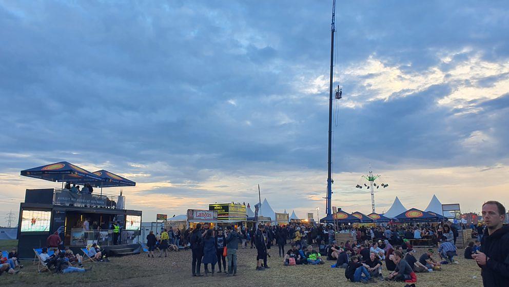 Red Stage-Gelände. Nova Rock, 2023.