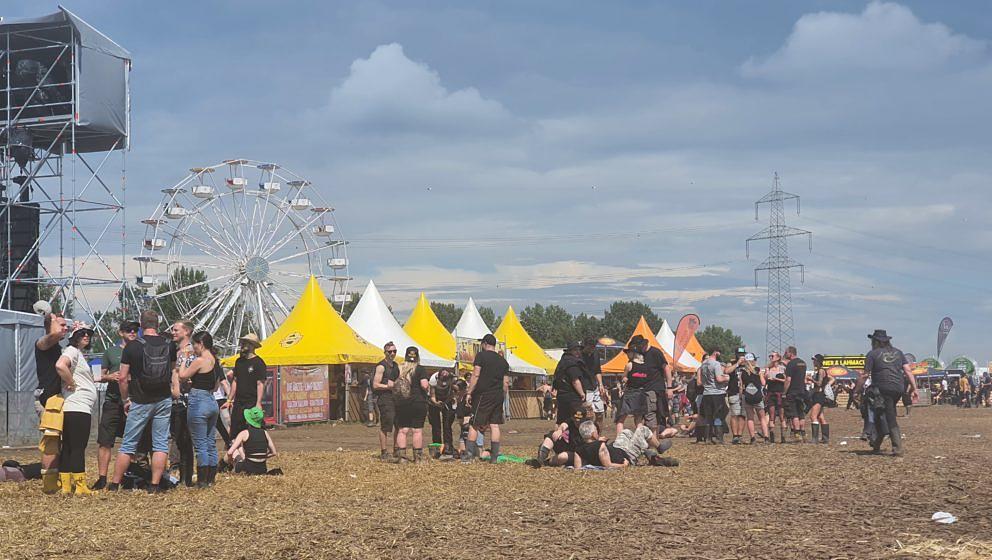 Schwüle Hitze am Nova Rock, 2023.