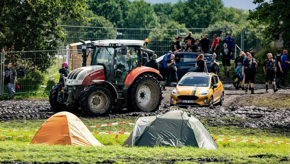 Die derzeitigen Verhältnisse in Wacken sind deutlich besser als 2023