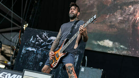 Chris Beattie mit Hatebreed