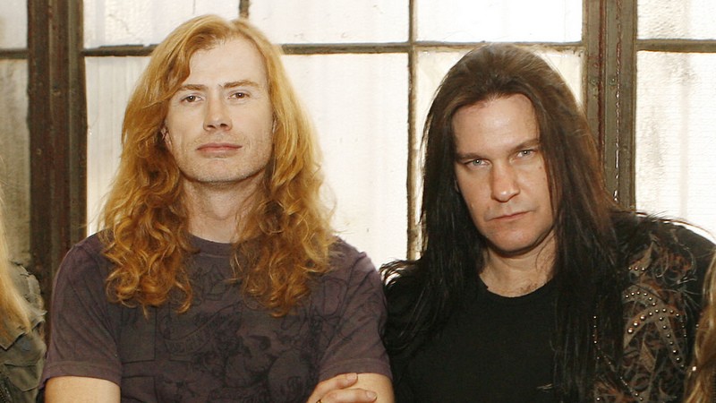 Dave Mustaine und Shawn Drover beim Videodreh zum Megadeth-Song ‘A Tout Le Monde (Set Me Free)’ 2007 in Los Angeles