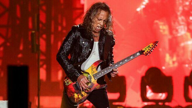 Kirk Hammett mit Metallica beim Power Trip Festival am 8. Oktober 2023 in Indio, Kalifornien