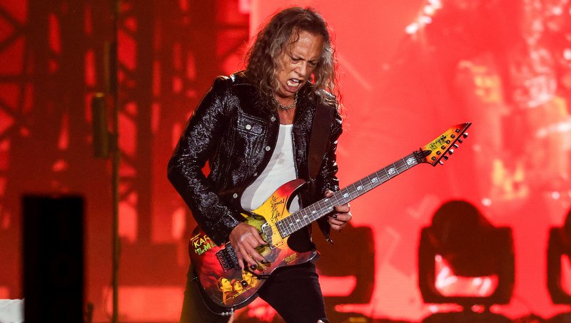 Kirk Hammett mit Metallica beim Power Trip Festival am 8. Oktober 2023 in Indio, Kalifornien