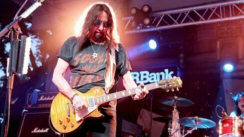 Ex-Kiss-Gitarrist Ace Frehley bei seinem Auftritt am 13. Juli 2022 in Cedar Park, Texas