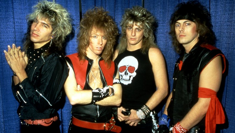 Dokken 1983: Gitarrist George Lynch, Bassist Jeff Pilson, Drummer Mick Brown und Sänger Don Dokken, (v.l.)