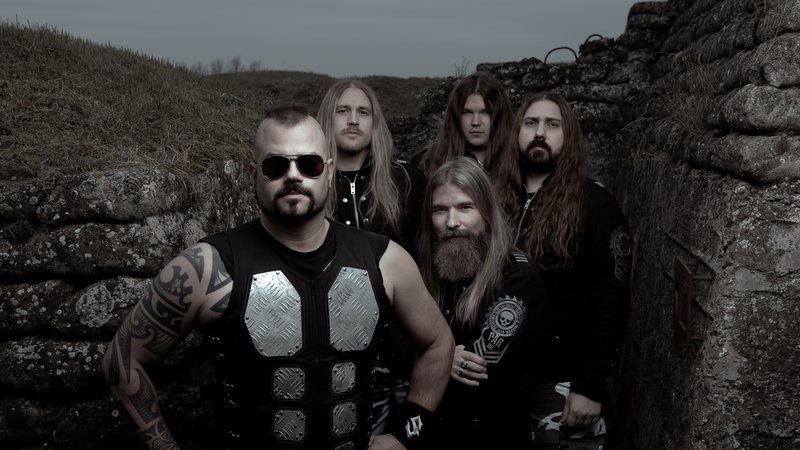 Sabaton in einem Schützengraben des ersten Weltkriegs