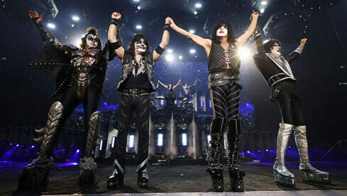 Kiss beim letzten Konzert der "End of the Road World Tour" im Madison Square Garden am 02.12.2023 in New York