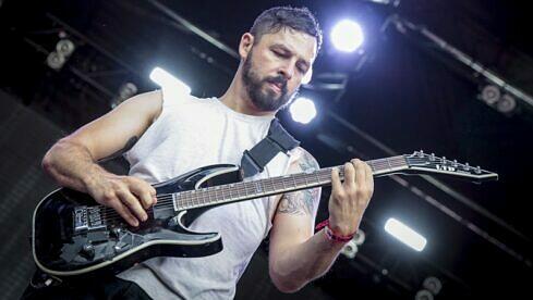 Ben Weinman mit The Dillinger Escape Plan beim Heavy Montreal Festival am 6. August 2016