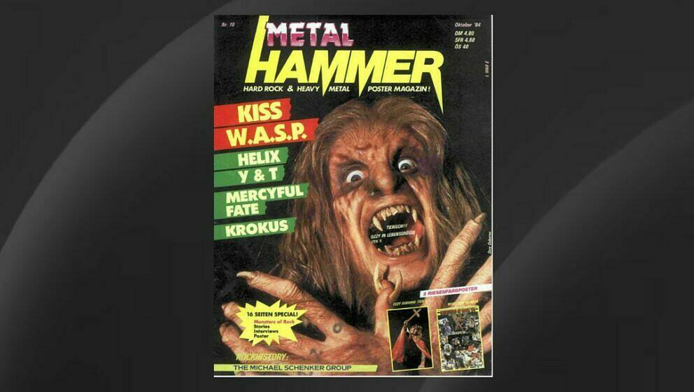 Ozzy auf dem Cover der Oktober-Ausgabe des METAL HAMMER