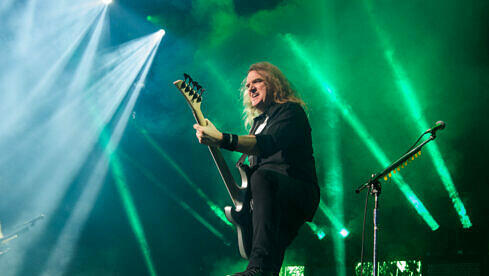 David Ellefson mit Megadeth in Paris, 28. January 28 2020.