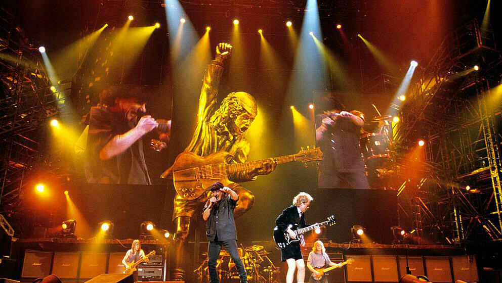 AC/DC live im Melbourne Park am 11. Februar 2001 in Melbourne, Australien