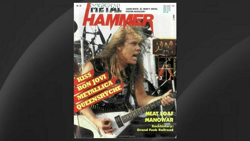 Metallica auf dem Cover im März 1986