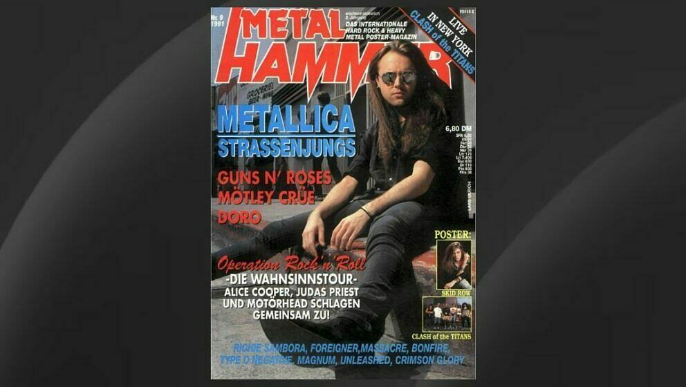 Metallica auf dem Cover im Juni 1989