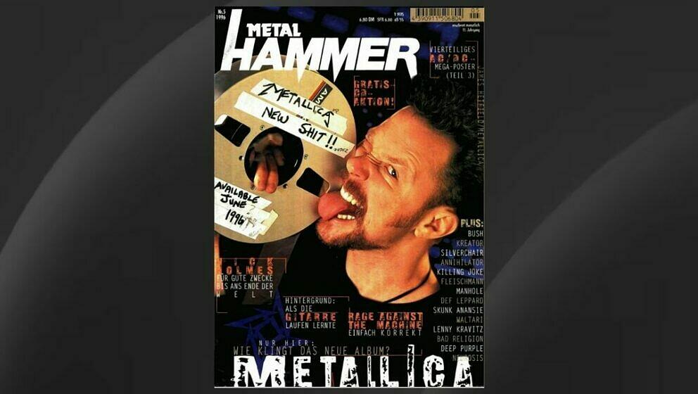 Metallica auf dem Cover im August 1995