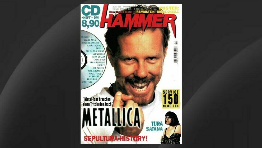 Metallica auf dem Cover im Mai 1996