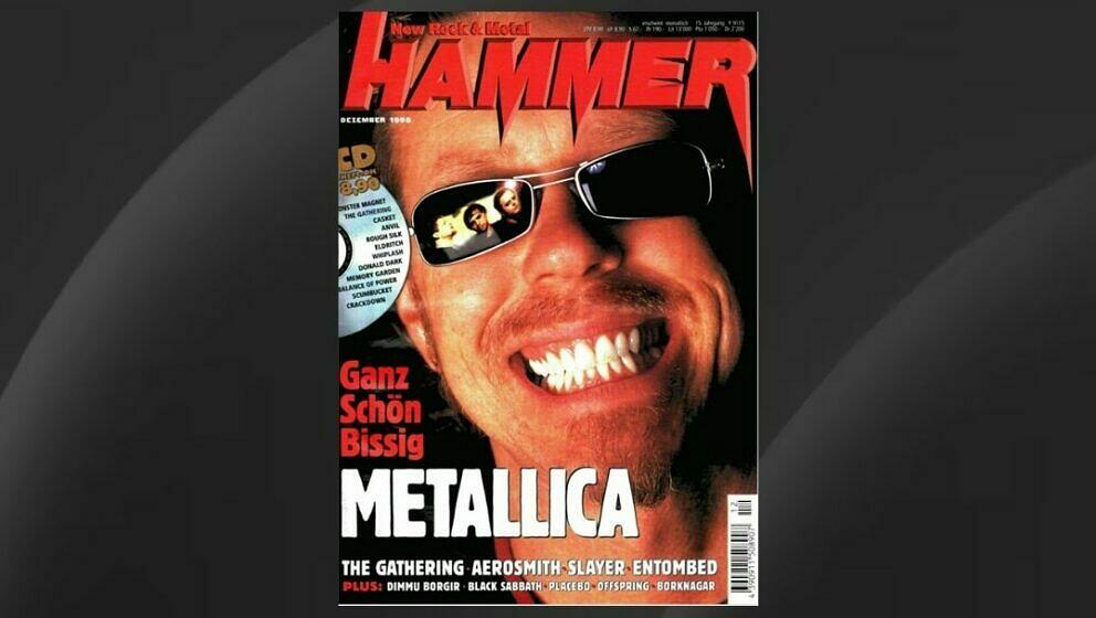Metallica auf dem Cover im Dezember 1998