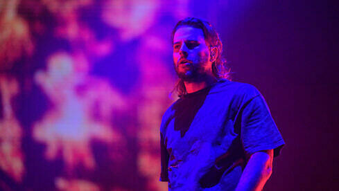 M. Shadows bei einem Konzert von Avenged Sevenfold im Ameris Bank Amphitheatre in Alpharetta, Georgia, am 20. September 2023.