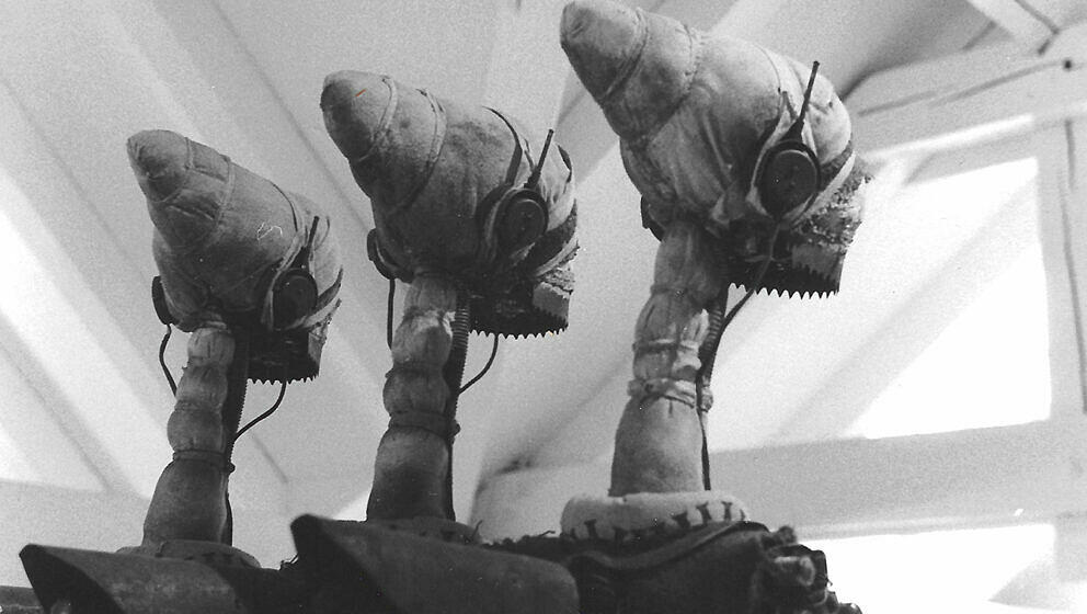 „Diese Skulptur erschuf der Künstler Joachim Luetke aus Wien. Erst hieß sie Sternengezücht, bevor daraus unser Maskot...