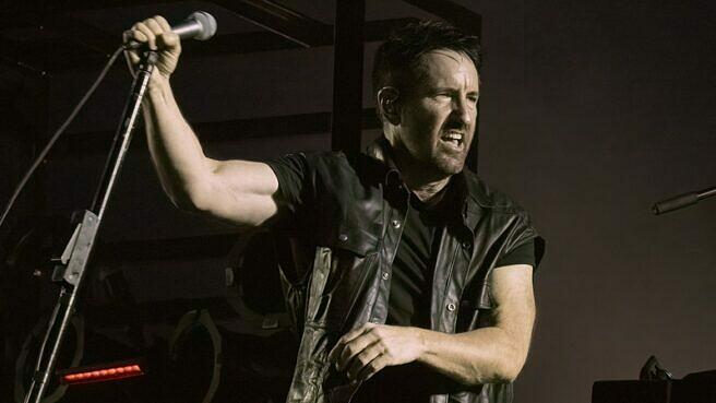 Trent Reznor mit Nine Inch Nails am 28. Mai 2022 beim Boston Calling Music Festival