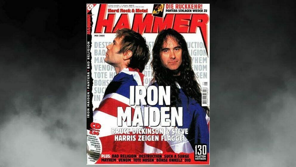 Iron Maiden auf dem Cover im Mai 2000