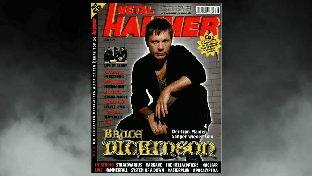 Bruce Dickinson mit seinem Solo-Projekt auf dem Cover im Juni 2005