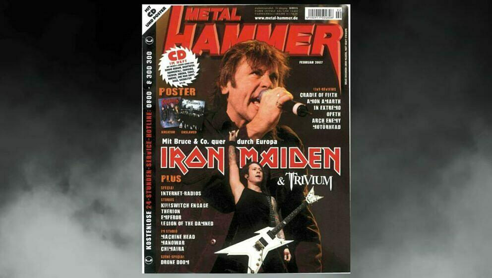 Iron Maiden auf dem Cover im Februar 2006