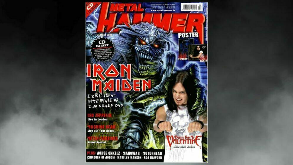 Iron Maiden auf dem Cover im Februar 2008