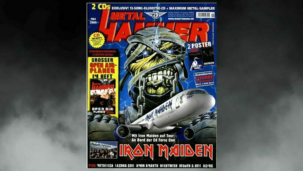 Iron Maiden auf dem Cover im Mai 2009