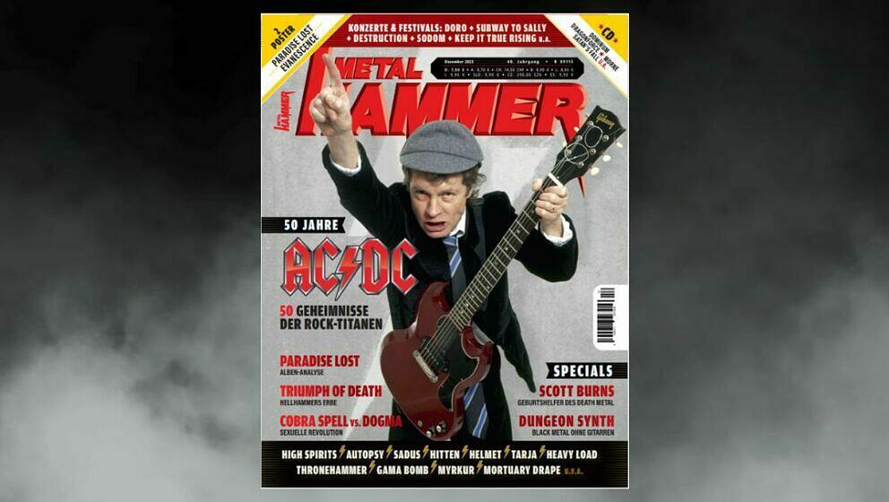 AC/DC auf dem Cover im Dezember 2024