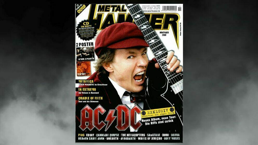AC/DC auf dem Cover im November 2008
