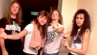 Metallica 1989 im Poplar Creek Music Theater in Hoffman Estates, Illinois