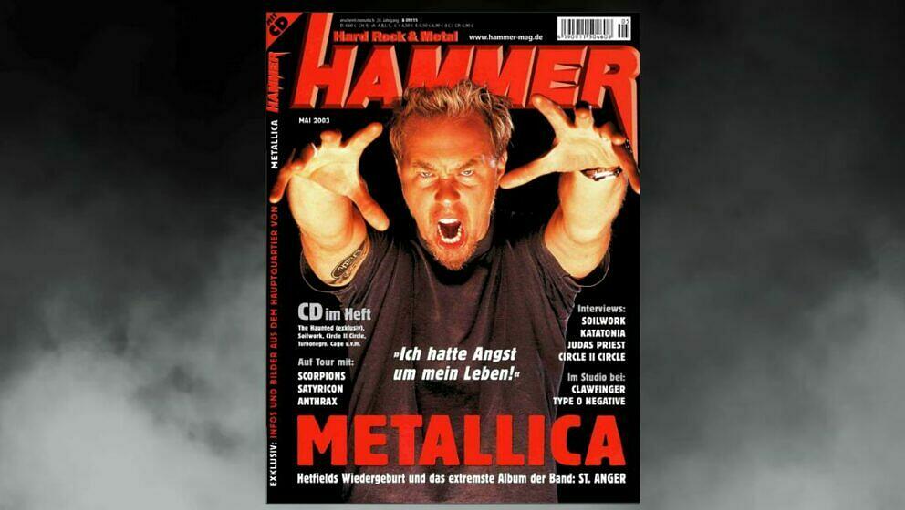 Metallica auf dem Titel im Mai 2003