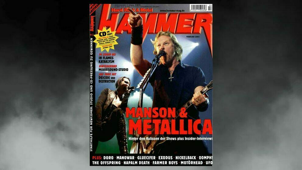 Metallica auf dem Titel im April 2004