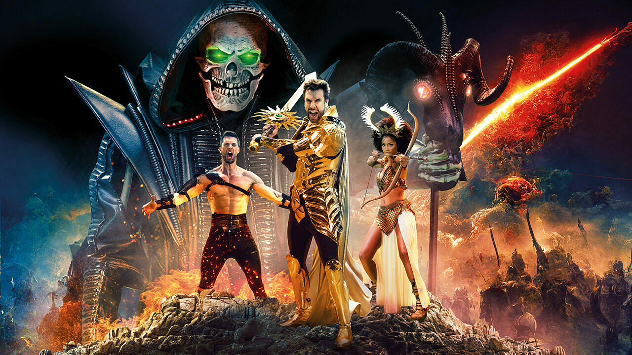 Thalìa Bellezecca mit Angus McSix