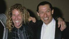 Sammy Hagar und Alex Van Halen ungefähr 1990 bei einem Event