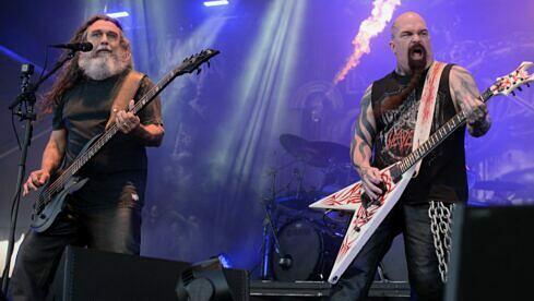 Tom Araya (l.) und Kerry King während der Slayer-Show beim Chicago Open Air am 16. Juli 2017